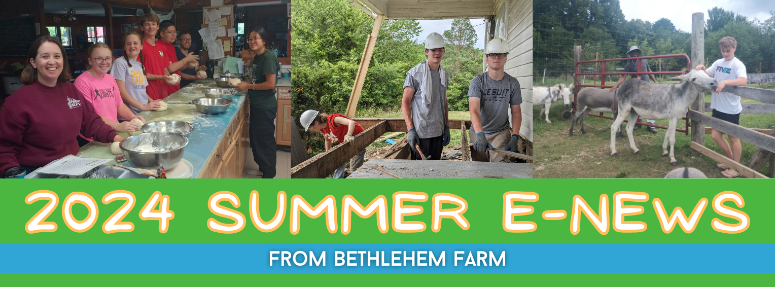 Summer E-News from Bethlehem Farm